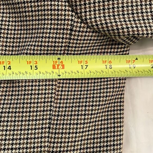 A.L.C. Sedgwick Double Breasted Houndstooth Blazer Womens Size 10 Career Classic - Picture 6 of 11